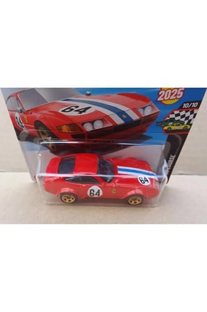 Hot Wheels Ferrari 365 Gtb4 Competizione Diecast Model Araba (1:64 Ölçek)