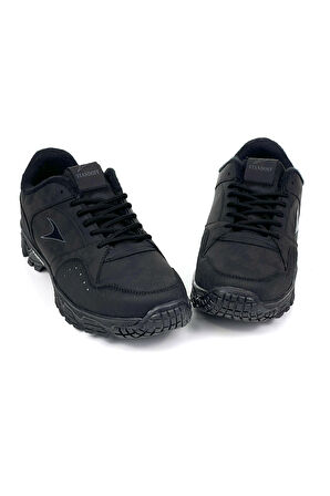 Erkek Siyah Su ve Soğuğa Karşı Dayanıklı Kışlık Outdoor Ayakkabısı