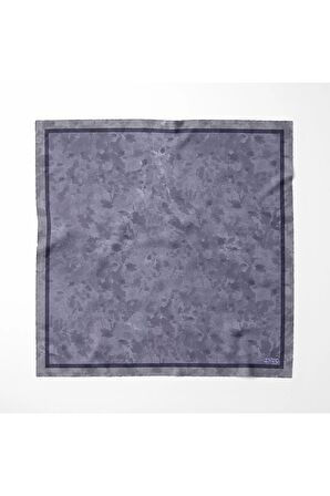 İpek Twill Eşarp - Mermer Desen