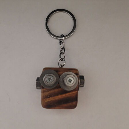 Cep Robotu” – El Yapımı Robot Anahtarlık (5 x 4 x 2 cm)
