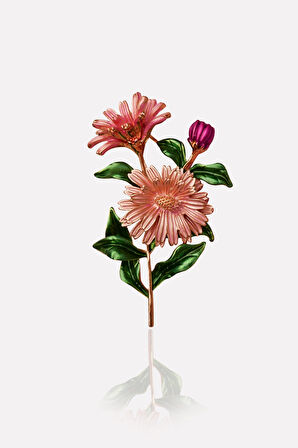 Bahar Dalı Papatya Broş