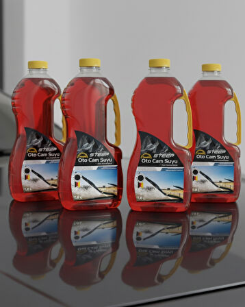 STEEP Oto Yazlık Cam Suyu 1.8 Lt 4 Adet