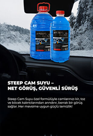 STEEP Oto Yazlık Cam Suyu 1.8 Lt 4 Adet