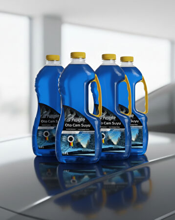 STEEP Oto Cam Suyu -20 Derece Antifriz İçerikli 1.8 Lt 4 Adet