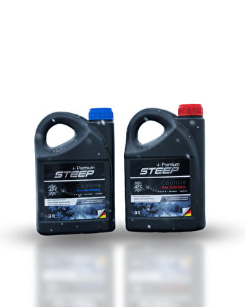 STEEP Coollife Antifriz Mavi -37 Derece Kırmızı -42 Derece