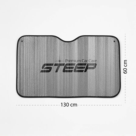 STEEP Güneşlik Universal 130x60 Cm Uzunluk 3mm Kalınlık