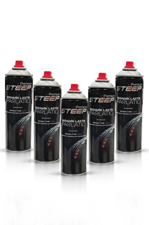 STEEP Seramik Lastik & Tampon Parlatıcı Sprey 5 Adet 500ml