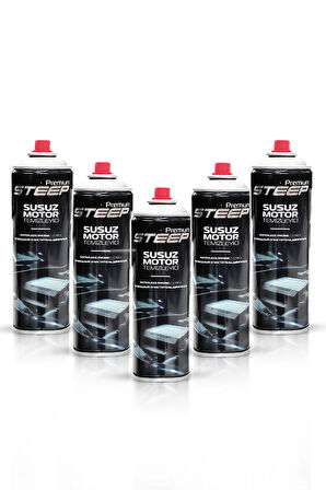 STEEP Susuz Motor Temizleyici & Parlatıcı Sprey 5 Adet 500 Ml