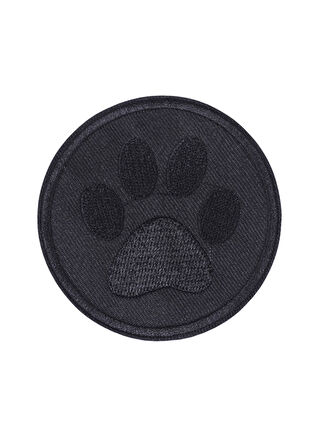 Aplike Ütü İle Yapışan Siyah Pati Arma 5 cm