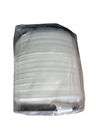 Çamaşır Lastiği Düz 1 cm  75 Metre 1 Top Ekru