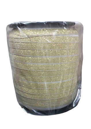 Çamaşır Lastiği Düz 1 cm  75 Metre 1 Top Gold