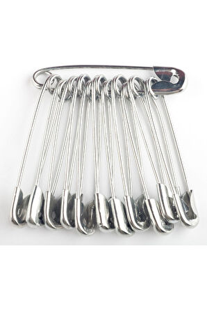 Çengelli İğne 3 cm Gümüş Renk 50 Adet