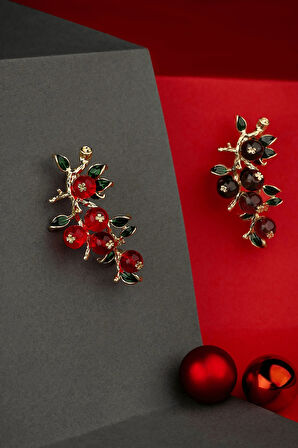 Kırmızı Nar Broş