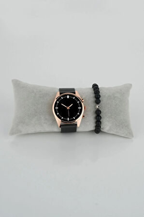 Nokta Kadran Model 7 Dereceli Rose Gold Çerçeve Kadın Kol Saati Bileklik Hediye