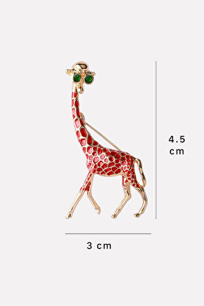 Zürafa Broş