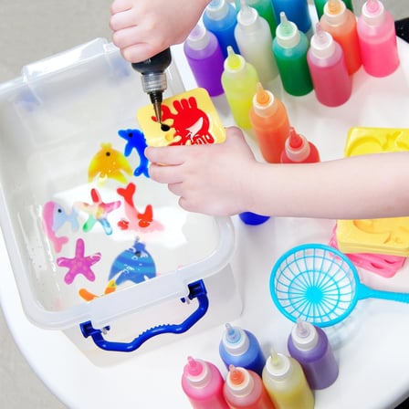 Magic Water Elf Aqua Gel sihirli su oyuncak seti 5 adet jel şişe 6 adet kalıp