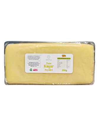 %100 Doğal Taze Kaşar Peyniri 250 Gr