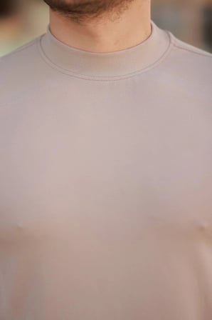 Vexor Erkek Ince çizgi Dokulu Kısa Kollu T-shirt