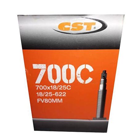 CST FV 80mm Presta 700x18-25C Yol Yarış Bisikleti İç Lastik Şambr