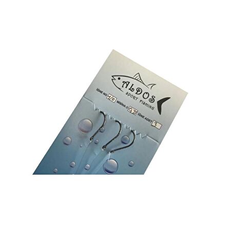 Mırmır, Mercan, Ispari Üçlü Dip Iğne Takımı 6 No (3 AD)