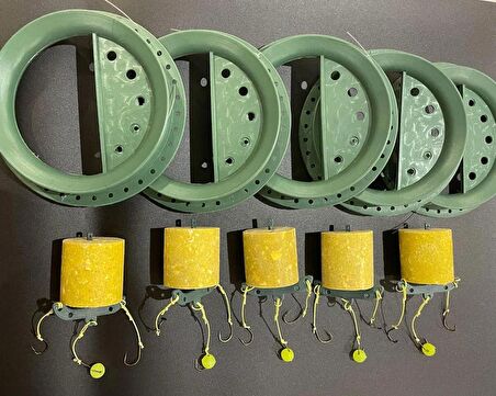 ALDOS Küspeli Kasnaklı Hazır Takım 3 Iğneli Plastik Vidalı (5 Adet)