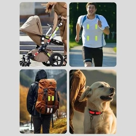 Altıgen Petek Dokulu 10 Adet Reflektör Sticker Seti