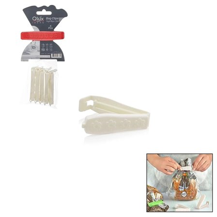 5'li Poşet Klipsi Seti - Plastik - Poşet Kapatıcı