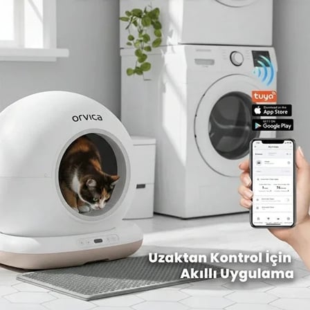 HD Kameralı Akıllı Kedi Tuvaleti