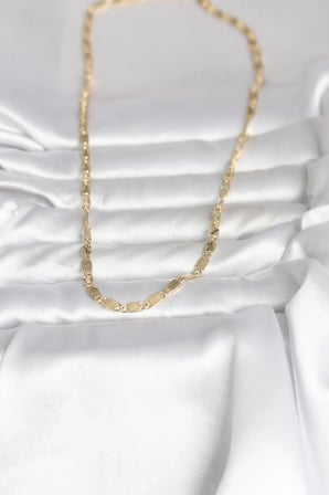 CM 14K Gold Renk Lazer Model 45 cm Kadın Kolye