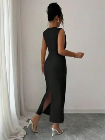 Kadın Kısa Kollu Hakim Yakalı çiçek Aksesuar Detaylı Kısa Ithal Krep Elbise