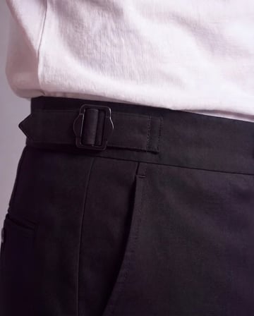 Erkek Toka Detaylı Kumaş Pantolon