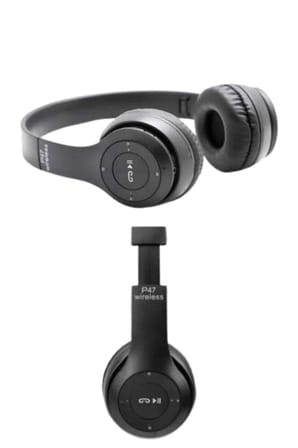 Wireless 5.0 Bluetooth Kablosuz Kulaklık ANC Özellikli Kulak Üstü Ayarlanabilir