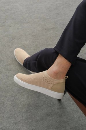 KB-106 Kuback Bej Triko Günlük Erkek Ayakkabı