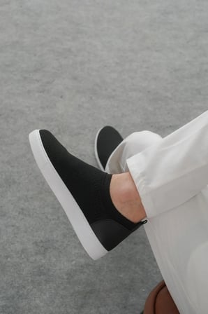 KB-106 Kuback Siyah Triko Günlük Erkek Ayakkabı