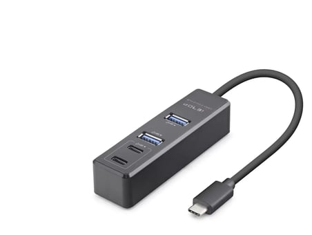 Type-c 3.2 Gen2 Hub 4 Port 10 Gbps Siyah TU1009
