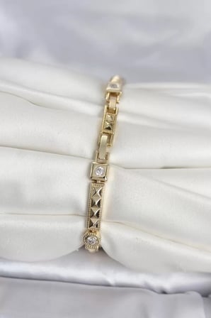 Xuping Punta Model Gold Renk Kadın Bileklik - TJ-BB8417