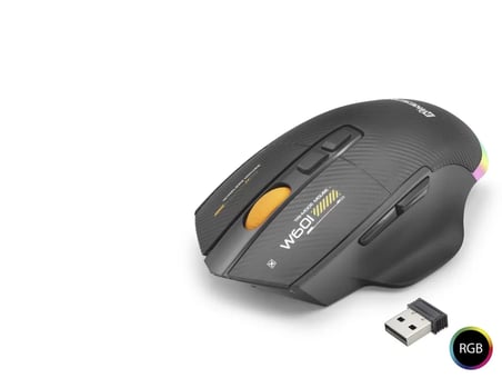 Tri Mode Gaming Mouse 12800 Dpi 7 Tuş Makro 1000Hz Rgb - Siyah W601B