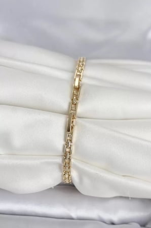 Xuping Model Zirkon Taşlı Gold Renk Kadın Bileklik - TJ-BB8415