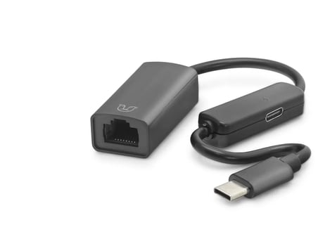 Type C Usb 2.0 Ethernet Adaptör 10/100 Mbps Pd Güç Destekli Siyah L118