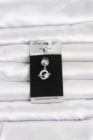 316L Cerrahi Çelik Sallantılı Yıldız Model Göbek Piercing TJ-PR1377