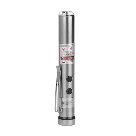 LED Cep Feneri UV Lazer 3 Fonksiyonlu Güçlü Işık Çok Amaçlı Kullanım WT-170