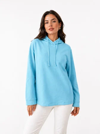 Kadın Kapüşonlu Sweatshirt - Rahat ve Şık