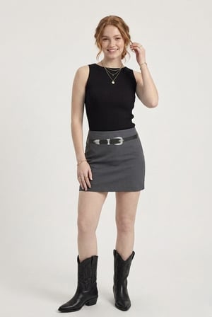 Kadın Fitilli Triko Atlet Slim Fit Yazlık Kolsuz Bluz