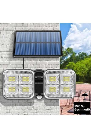 YENİLZD  120 LED Solar Lamba 20W Güneş Enerjili Aydınlatma