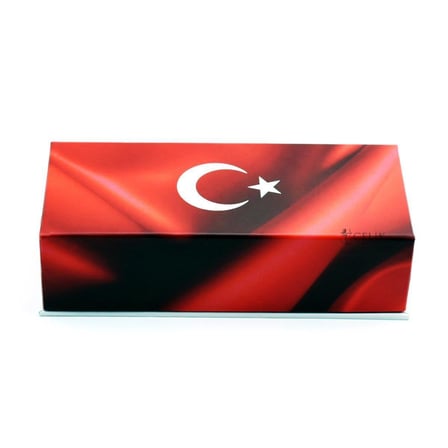 Steelpen Pearl Serisi 4500 Kırmızı Bayrak Dolma Kalem + Tükenmez Kalem Seti