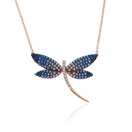 STİLLOVE Gümüş Rose Yusufçuk Kadın Kolye