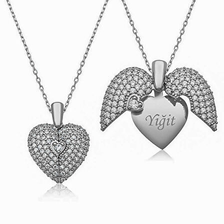 STİLLOVE Gümüş Kalbimdeki Sır Kolye