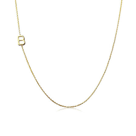 STİLLOVE Gümüş Harfli Kadın Kolye