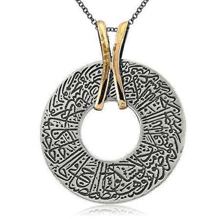 STİLLOVE Gümüş El Nur Otantik Bayan Kolye