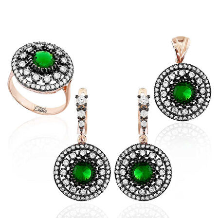 STİLLOVE Gümüş Elmas Model Bayan Set